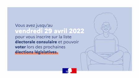 Législatives 2022: vous avez jusqu'au 29 avril pour vous inscrire sur les listes électorales