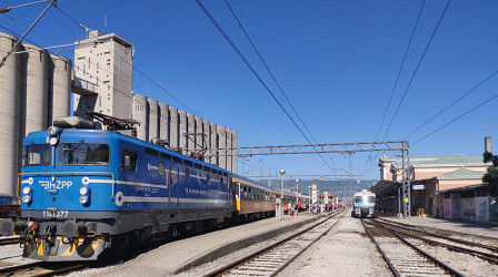 Le train de nuit RegioJet en Croatie