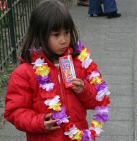 fille au Bloemencorso