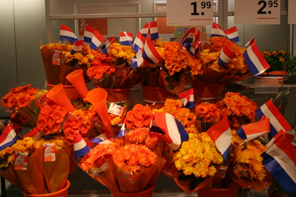 bouquets de fleurs oranges