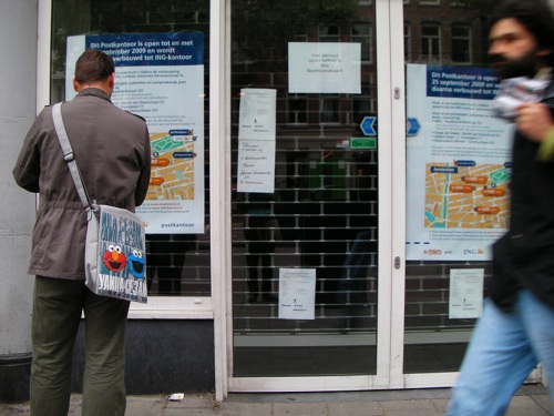 Fermeture du bureau de poste de Ceintuurbaan