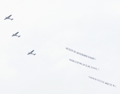 avions du COC à la Gay Pride d'Amsterdam