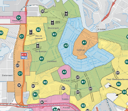 Les zones de stationnement en 2008